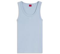 HUGO Tanktop aus Baumwoll-Mix mit Stack-Logo-Stickerei - Style Datamia, 50514489 Hellblau L