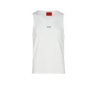 HUGO Slim-Fit Tanktop aus Stretch-Baumwolle mit kontrastfarbenem Logo - Style Dapota, 50563744 Natur XL