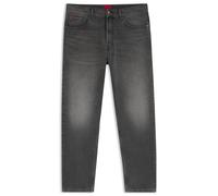 HUGO Tapered-Fit Jeans aus grauem Denim mit Used-Effekten - Style HUGO 838, 50547330 Grau 34/32