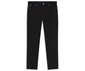 HUGO Tapered-Fit Jeans aus schwarzem Stretch-Denim - Style Brody, 50511504 Schwarz 36/30