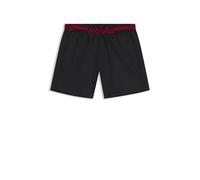 Badeshorts HUGO UNDERWEAR "TAPI", Herren, Gr. XL, N-Gr, schwarz (schwarz 001), Microfaser, Obermaterial: 100% Polyester, casual, Badehosen, elastischer Bund, schnelltrocknend (72219119-XL) schwarz 001