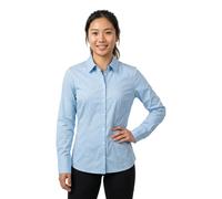 HUGO Slim-Fit Bluse aus bügelleichtem Baumwoll-Mix mit Twill-Struktur - Style The Fitted Shirt, 50554568 Hellblau 40