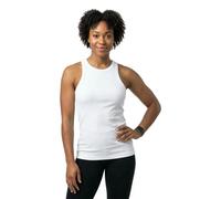 Hugo ärmelloses T-Shirt The Plain 10258222 Slim-Fit elastischer Baumwoll-Mix Weiß S