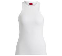 HUGO Slim-Fit Tanktop aus Baumwoll-Mix - Style The Plain Tank, 50515651 Weiß XL