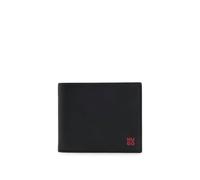 Hugo Tibby Geldbörse Leder 11 cm schwarz
