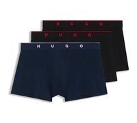 HUGO Trunks aus Jacquard mit außenliegendem Bund - Style TRUNK TRIPLET TITAN, 50566294 Schwarz / Blau S