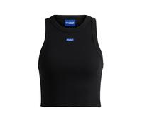 HUGO Top Cropped Fit schwarz | L
