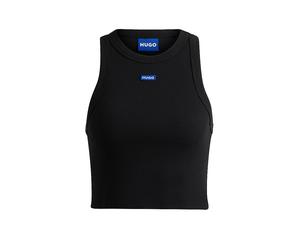 HUGO Top Cropped Fit schwarz | S