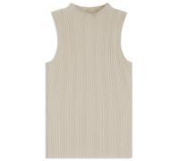 HUGO Top mit Stehkragen und unregelmäßigen Ripp-Details - Style Sarepilk, 50542597 Hellbeige L