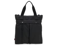 HUGO Tote Bag aus Ripstop mit Logo-Schriftzug - Style HARRYE_Tote, 50558489 Schwarz ONESI