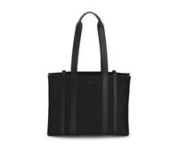 HUGO Tote Bag aus strukturiertem Canvas mit Kunstlederbesatz - Style Thenah_Tote, 50568165 Schwarz ONESI