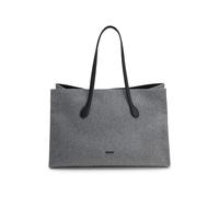 HUGO Tote Bag mit schwarz emailliertem Logo-Detail - Style Cymbeline W_Tote, 50573265 Grau ONESI