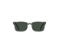 HUGO Transparent-graue Sonnenbrille mit gemusterten Bügeln - Style HG 1392/SKB755QT, 58610285 Grau ONESI