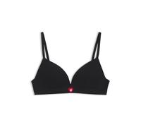 HUGO Triangel-BH aus Stretch-Gewebe mit Logo-Trägern - Style HUGO HEART TRIANGLE, 50566783 Schwarz M