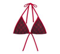 HUGO Triangel-Bikinitop mit Stack-Logos - Style MONOGRAM TRIANGLE, 50555664 Rot XL