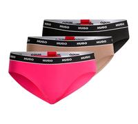 HUGO Dreier-Pack Slips aus Stretch-Baumwolle mit Logo-Bund - Style TRIPLET BRIEF STRIPE, 50480157 Assorted-Pre-Pack M