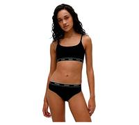 HUGO Dreier-Pack Strings aus Stretch-Baumwolle mit Logos - Style TRIPLET THONG STRIPE, 50469681 Schwarz XL