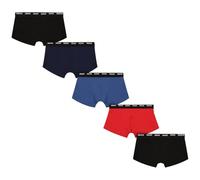 Trunk HUGO UNDERWEAR "FIVE PACK", Herren, Gr. XXL, bunt (open miscellaneous 970), Single Jersey, Obermaterial: 95% Baumwolle, 5% Elasthan, körpernah, Unterhosen, mit HUGO Schriftzug (45413565-XXL) ope