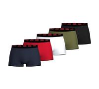 HUGO Trunks mit elastischem Logo-Bund im 3er-Pack in Rot, Größe S