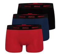 HUGO Trunk Triplet Pack – 3er Jersey 95% Baumw./5% Elasthan, Logoschriftzug, Herren L
