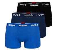 Trunk HUGO UNDERWEAR "TRUNK TRIPLET PACK", Herren, Gr. L (52), open miscellaneous 996, Jersey, Obermaterial: 95% Baumwolle, 5% Elasthan, eng, Unterhosen, mit Logoschriftzug auf dem Bund (74316044-L) o