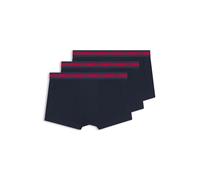 HUGO Dreierpack Boxershorts aus Stretch-Baumwolle mit Logo-Bund - Style TRUNK TRIPLET PLANET, 50492375 Dunkelblau XS