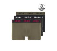 HUGO Trunks Herren Baumwolle grün gemustert, 5 (M)