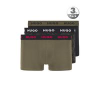 HUGO Trunks Herren Baumwolle grün gemustert, 6 (L)