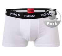 HUGO Trunks Herren Baumwolle weiß, 5 (M)