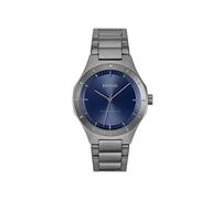 HUGO Lit Grau beschichtete Uhr mit blauem Zifferblatt - Style #LIT, 58733299 Grau ONESI