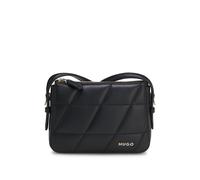 HUGO Umhängetasche aus gestepptem Kunstleder - Style Yorih Q_Crossbody, 50573264 Schwarz ONESI
