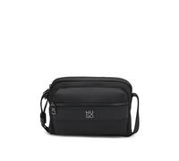HUGO Umhängetasche aus Twill mit Stack-Logo aus Metall - Style Quantic_N_EW Crossb, 50547390 Schwarz ONESI