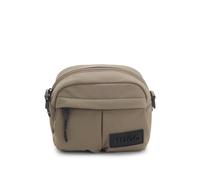 HUGO Umhängetasche mit 3D-Logo-Aufnäher aus Gummi - Style Taric_EW, 50551790 Grau ONESI