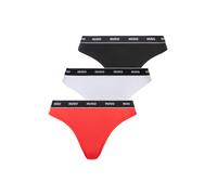 HUGO Underwear "TRIPLET THONG STRIPE" Packung, 3, 3 Stk. mit Logoschriftzug auf dem Bund (24738101-XL) open miscellaneous 968