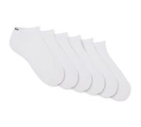 Hugo Sneakersocken Uni 10260253 – 6er Pack, Baumwollmix, mit HUGO-Logo, Rot Größe 39-42