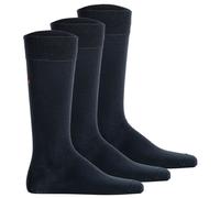 HUGO Unisex Socken, 3er Pack - RS Uni, Kurzsocken, Logo, einfarbig Dunkelblau 39-42