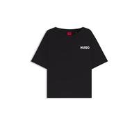 HUGO Relaxed-Fit Pyjama-Shirt mit Logo-Print - Style UNITE_T-SHIRT, 50490707 Schwarz L