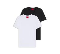 Hugo Short Sleeve V Neck T-shirt Weiß,Schwarz 3XL Mann (Herstellerartikelnummer: 50325417-960-XXXL)