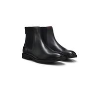 HUGO Vielseitig kombinierbare Chelsea Boots aus Glattleder - Style Ginsby_cheb_pllt, 50573076 Schwarz 46