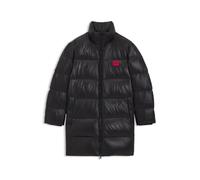 HUGO Wasserabweisende Daunenjacke mit Logo-Detail - Style Magnus2242_IN, 50536317 Schwarz L