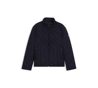 HUGO Wasserabweisende Jacke aus gestepptem Satin - Style Barino2541, 50546223 Dunkelblau XXL