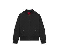 HUGO Wasserabweisende Jacke aus gestepptem Satin - Style Bicol2541, 50546226 Schwarz XXL