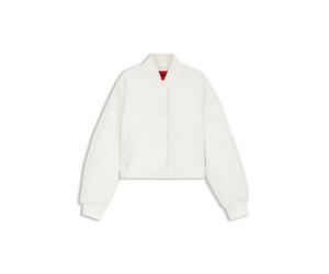 HUGO Wasserabweisende Jacke mit Chiffon-Overlay - Style Falotte-2, 50557107 Natur L