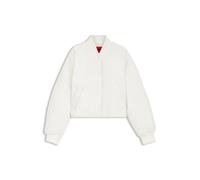 HUGO Wasserabweisende Jacke mit Chiffon-Overlay - Style Falotte-2, 50557107 Weiß XS