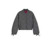 HUGO Wasserabweisende Jacke mit rautenförmigen Absteppungen - Style Fasteppa-1, 50550688 Dunkelgrau XS