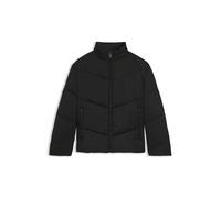 HUGO Wasserabweisende Steppjacke mit Logo-Print - Style Bero2531, 50541590 Schwarz XL