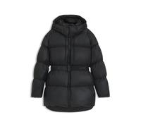 HUGO Wasserabweisende, wattierte Jacke mit abnehmbarem Gürtel und Kapuze - Style Falentina-2, 50547228 Schwarz XL