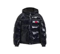 HUGO Wasserabweisende wattierte Jacke mit lackiertem Finish - Style Baro2631_IN, 50576245 Dunkelblau XL
