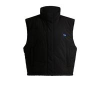 HUGO Wasserabweisende Weste mit blauem Logo-Label - Style Falisa-1_B, 50510558 Schwarz XS