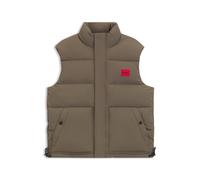 HUGO Wasserabweisende Weste mit Logo-Aufnäher - Style Baltino2541, 50549787 Grau XS